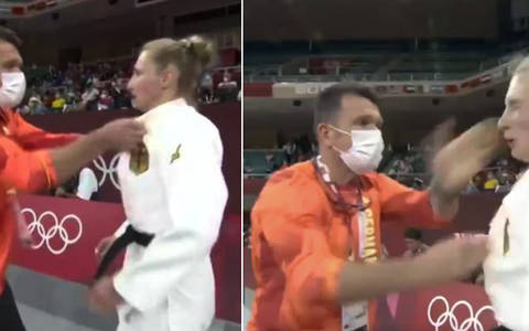 HLV tát học trò bôm bốp, tạo ra màn khởi động kỳ quái nhất Olympic