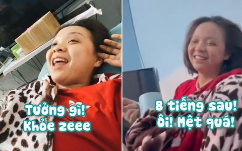 Cô gái tinh tướng sau khi tiêm vaccine