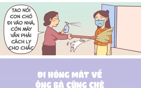 Đi hóng mát về, ông bà cũng chê