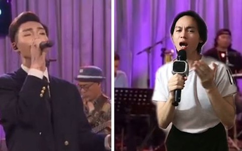 Màn song ca hài hước của chàng trai và ca sĩ Erik