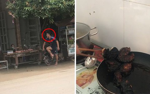 Chồng chiên cá cháy khét lẹt vì mải tám chuyện với hàng xóm
