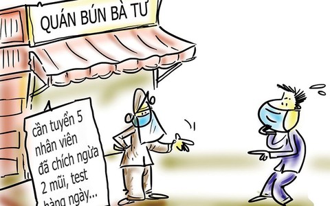 Quán ăn sẵn sàng phục vụ tại chỗ