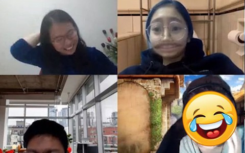 Nữ sinh lầy lội trong giờ học online khiến cô trò cười ngặt nghẽo