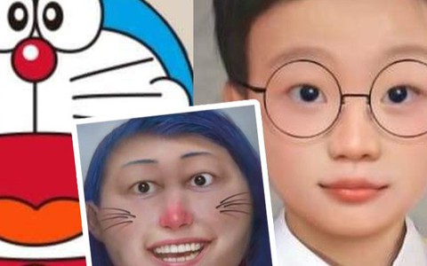 Cười xỉu với loạt ảnh Doraemon phiên bản người thật