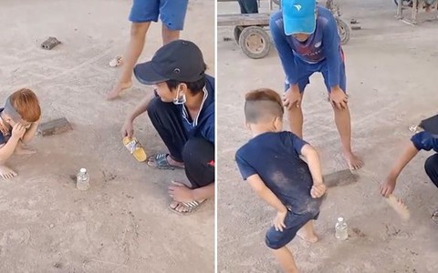 Tuổi thơ dữ dội: Lật chai nước, người thua bị tét mông