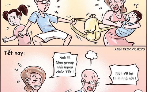 Năm nay về nội hay về ngoại ăn Tết đây?