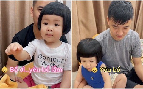 Bé gái 'lươn lẹo' khi ở nhà với mẹ