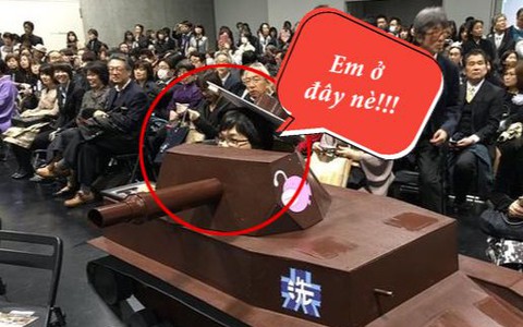 Ngầu như sinh viên Nhật Bản, nhận bằng tốt nghiệp phải hóa xe tăng!
