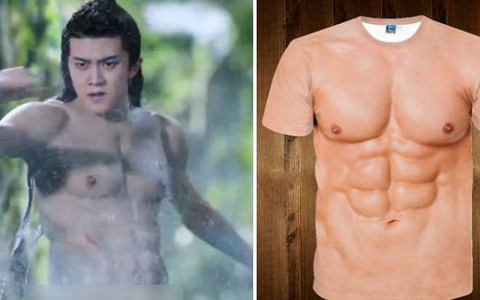 Cười ra nước mắt chuyện mỹ nam mặc áo cơ bắp đóng phim cổ trang