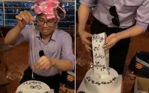 Chiếc bánh sinh nhật bất ổn