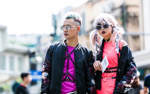 Thời trang đường phố 'độc lạ' tại Vietnam International Fashion Week