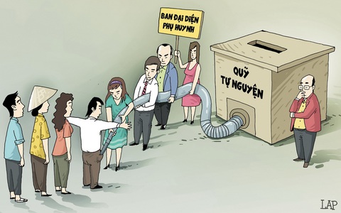 Lạm thu đầu năm: 'Tuyệt đối không lấy danh nghĩa tự nguyện thu cào bằng'