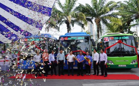 TP.HCM chính thức triển khai 3 tuyến buýt kiểu mẫu