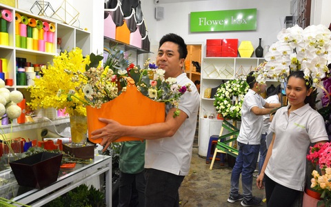 Dịp lễ 20-10, đặt hoa online tăng mạnh
