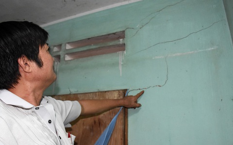 Làm quốc lộ 1 gây nứt hàng trăm nhà, không bồi thường?