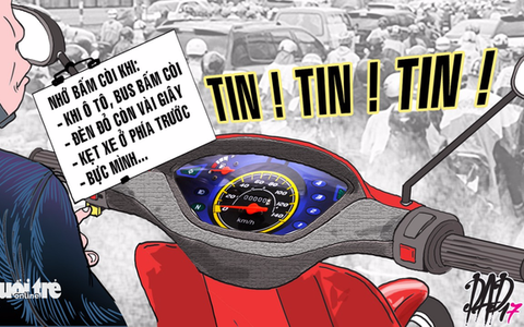 Những tiếng còi xe vô duyên và tệ hại