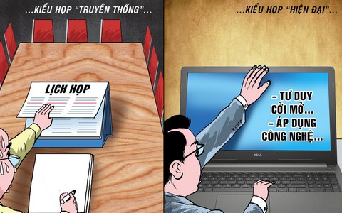 Họp tràn lan chủ yếu do tư duy lãnh đạo?