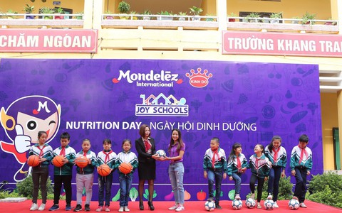 Mondelez Kinh Đô triển khai dự án 'Vui tới trường'