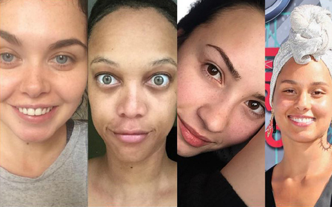 Các sao nữ để mặt mộc selfie chống 'sống ảo'