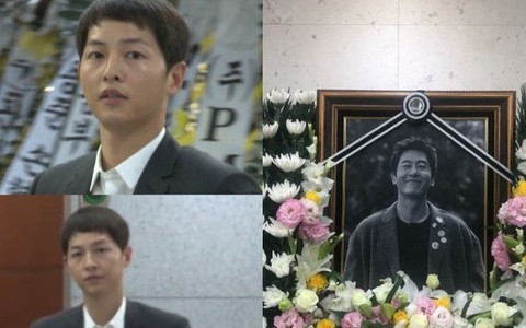 Song Joong Ki hoãn tuần trăng mật đến viếng Kim Joo Hyuk