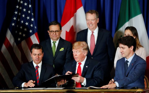 Mỹ, Canada, Mexico ký thỏa thuận thay thế NAFTA