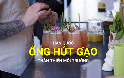 Dân Hàn Quốc 'ăn' 300 triệu ống hút gạo mỗi tháng