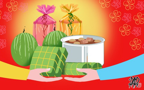 Chia tết cũng là để nhân tết
