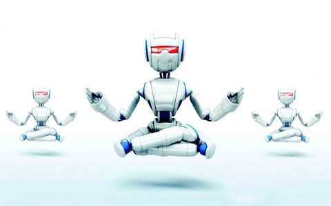 Chuyện robot dạy ngồi thiền