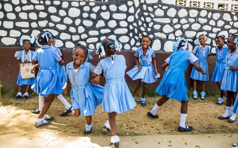 Những hình ảnh sống động từ Haiti