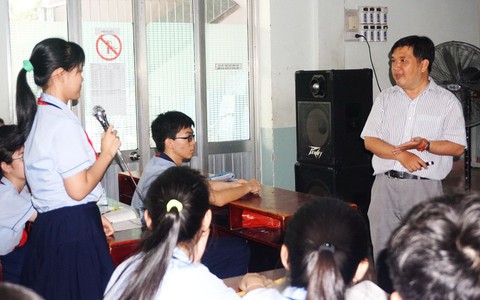 'Mong học trò của mình cũng sống như thế'