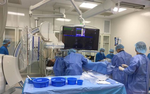 Bệnh nhân bị nhồi máu cơ tim, phù phổi cấp thoát nguy kịch