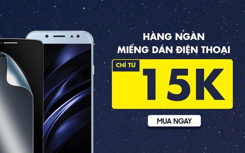 Tân trang 'dế' mới, dán màn hình điện thoại chỉ 15.000 đồng tại Viễn Thông A