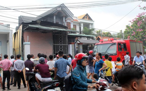 Căn nhà khóa trái cửa bị cháy rụi tại Đồng Nai