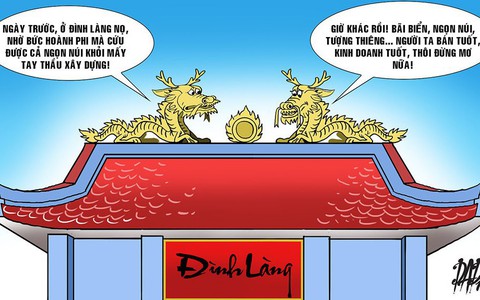 Câu khẩu hiệu trên cổng nhà
