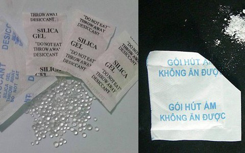 Nguy cơ mù mắt khi trẻ tiếp xúc với gói chống ẩm