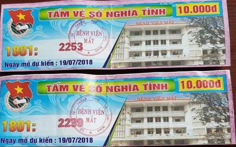 Sở y tế TP.HCM xác minh vụ ‘Bệnh viện Mắt phát hành vé số’