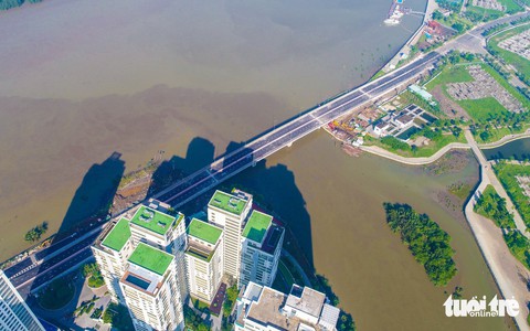 TP.HCM thông xe cầu qua đảo Kim Cương