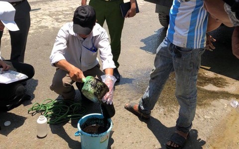 'Đoạn kênh nhớt thải' tại Đà Nẵng là do xe bồn đổ trộm