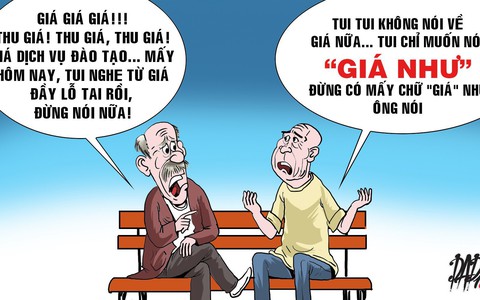 Giá giá nghe khó quá!