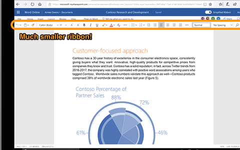 Microsoft thiết kế lại phần mềm Office gọn gàng, đơn giản hơn