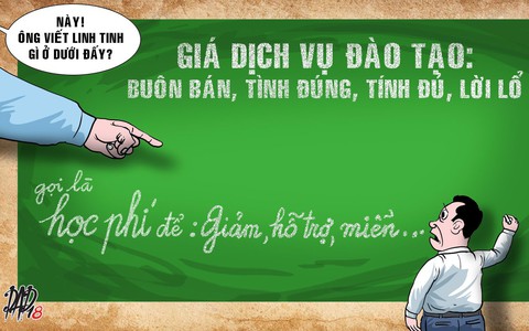 Nhà trường chỉ là nơi trao đổi dịch vụ thôi ư?