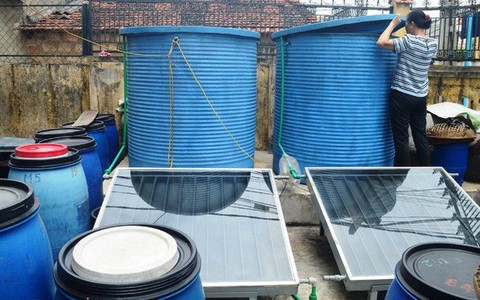 Làm nước mắm bằng năng lượng mặt trời