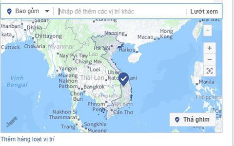 Facebook xác định sai lệch bản đồ quần đảo Trường Sa, Hoàng Sa