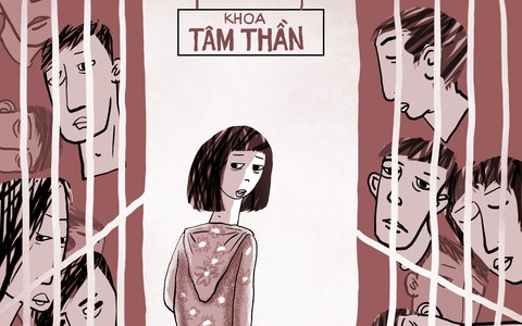 Tôi rọi mình vào mắt người điên