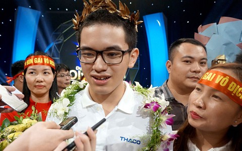 Nguyễn Hoàng Cường vô địch Đường lên đỉnh Olympia 2018