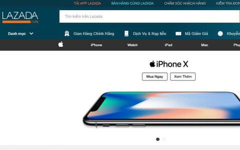 Lazada phân phối các sản phẩm Apple chính hãng tại Việt Nam