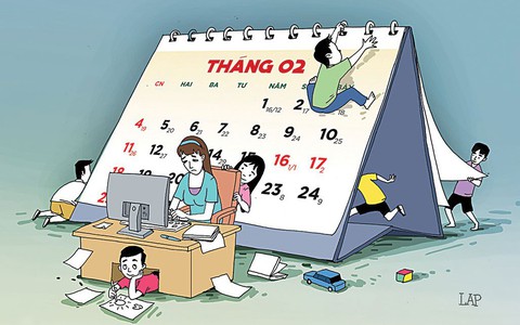 Nghỉ dài ngày cũng... rối