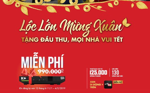 Tặng gói thuê bao truyền hình để 'đổi gió'