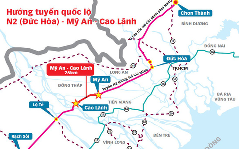 4.520 tỉ đồng xây dựng cao tốc Mỹ An - Cao Lãnh