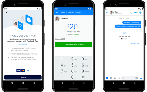 Facebook hợp nhất dịch vụ thanh toán trên các ứng dụng với Facebook Pay